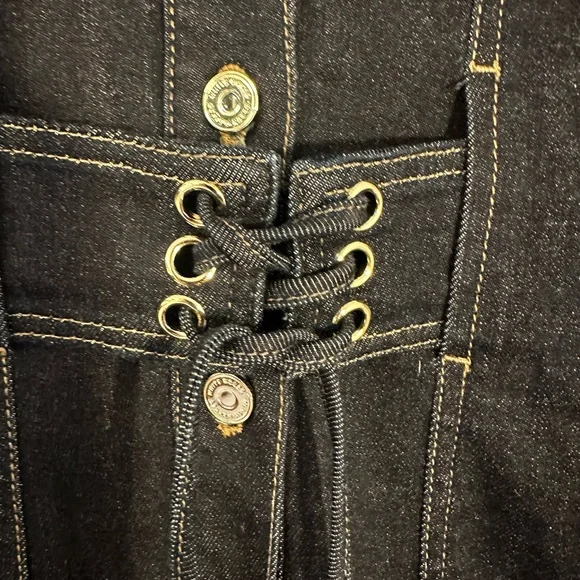 White House Black Market Dark Denim Dress - Picture 4 of 8